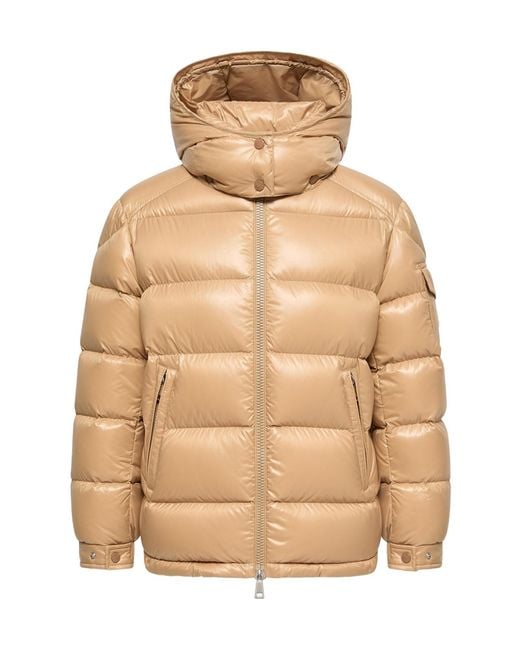 Moncler Natural Maire Hooded Short Down Jacket