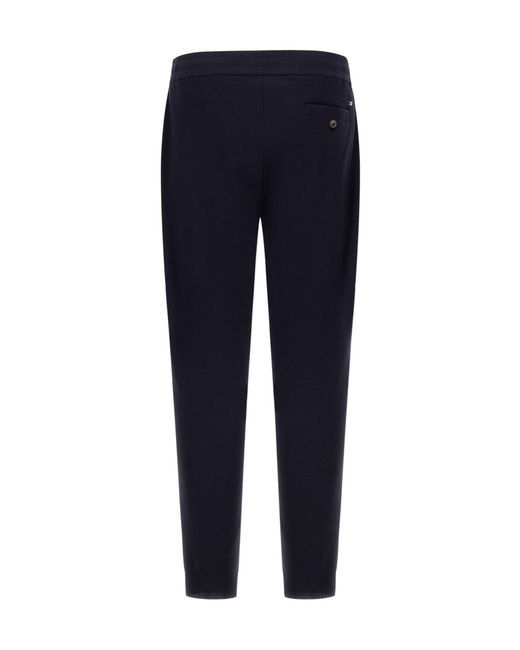 Herno Blue Tapered Track Pants for men