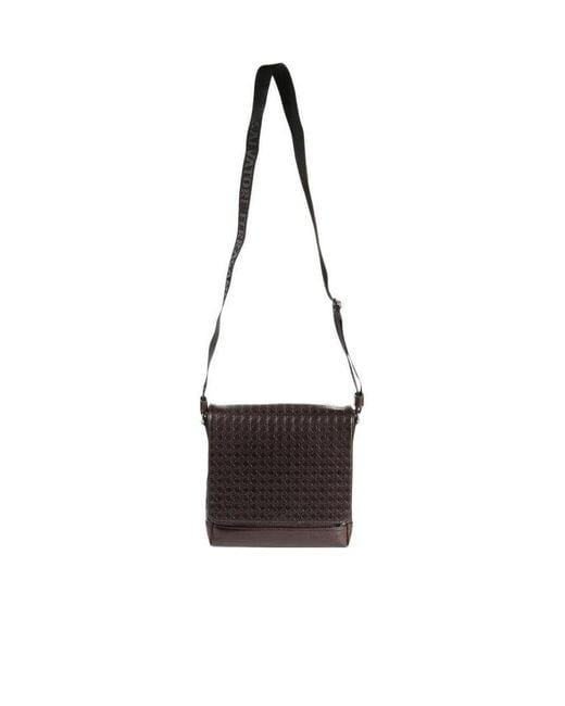 Ferragamo White Logo Details Cross-Body Bag for men