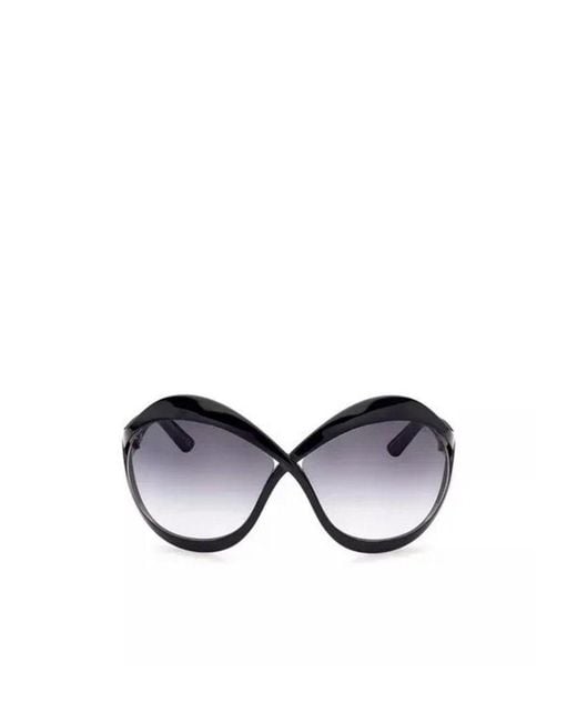 Tom Ford White Eyewear Carine Oversized-Frame Sunglasses for men