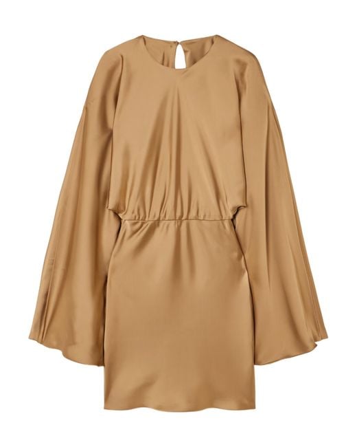 Norma Kamali Natural Obie Mini Dress