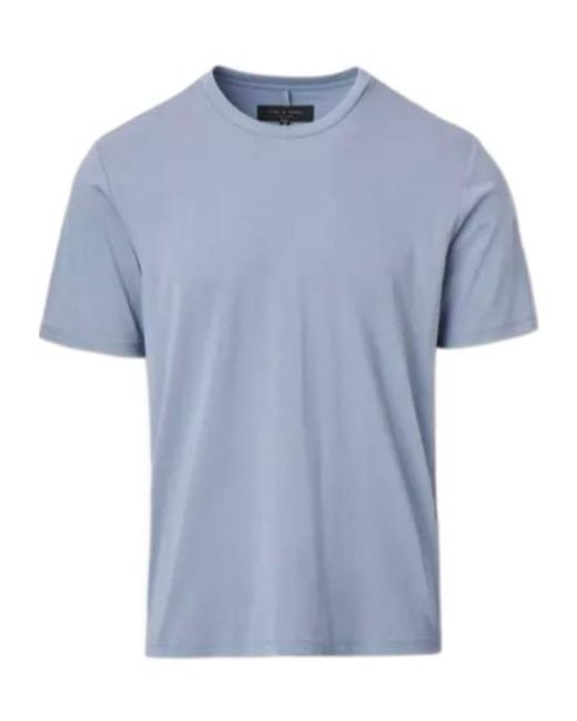 Rag & Bone Blue Tech Jersey Tee for men