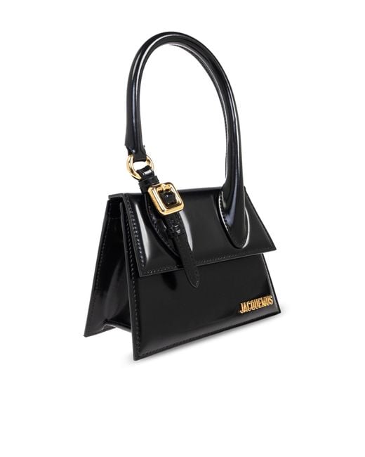 Jacquemus Black Medium The Chiquito Top-Handle Bag