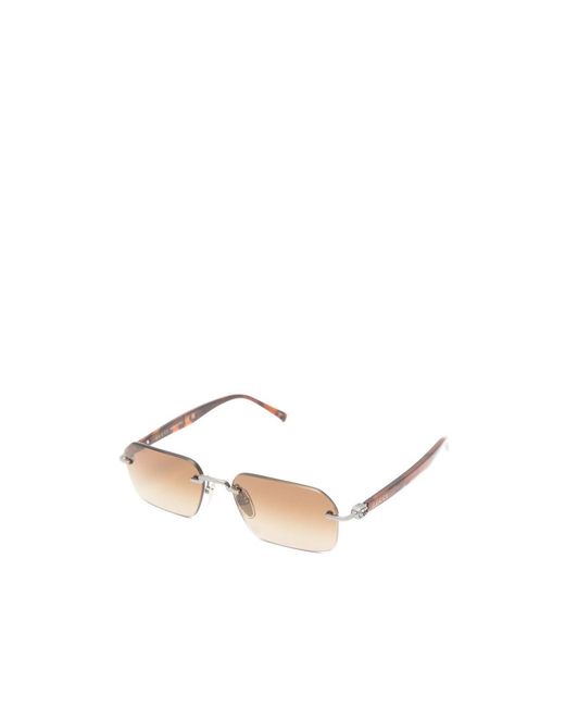 Gucci White Geometric Sunglasses