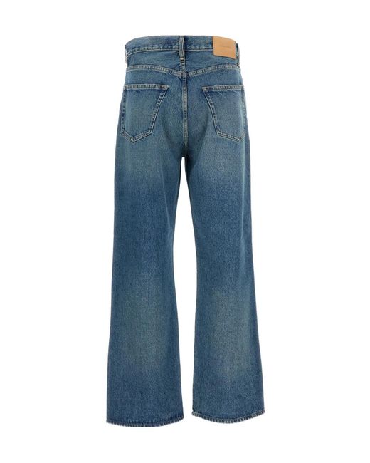 sunflower Blue Wide Leg Jeans for men