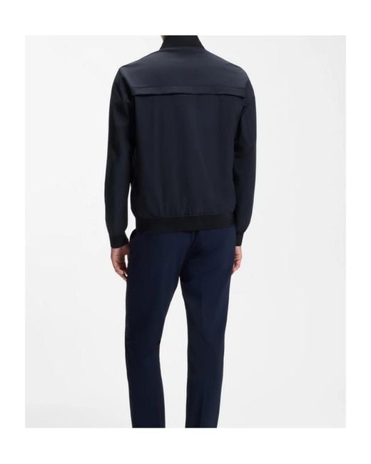 Boss Blue Slim-Fit Jacket for men