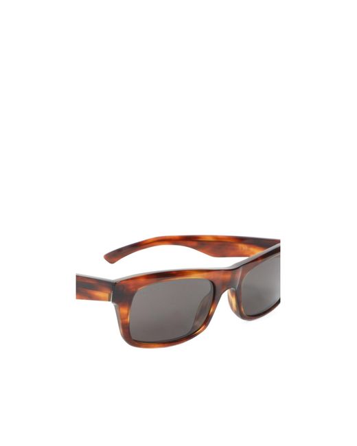 Balenciaga White Eyewear Rectangle Frame Sunglasses