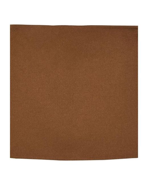Miu Miu Brown Double-Faced Cashmere Midi Skirt