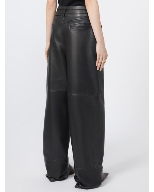Sportmax Gray Garbo Belted Trousers