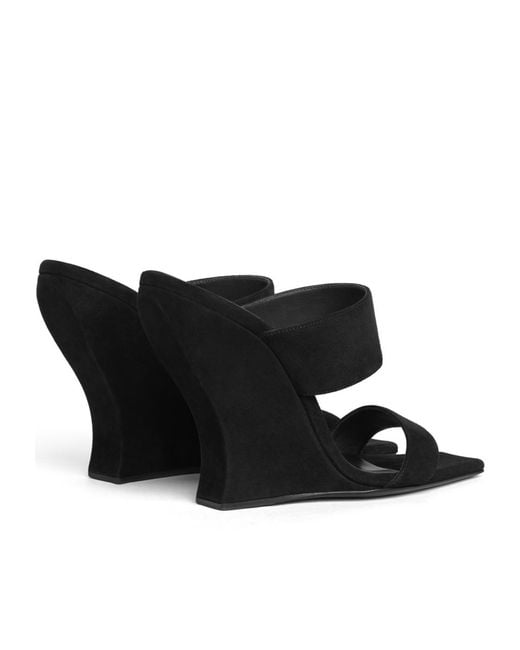 Alaïa Black Wave Mules