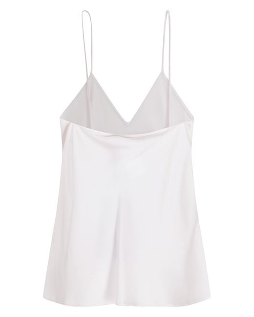 Max Mara White Studio Elegante Sleeveless Top