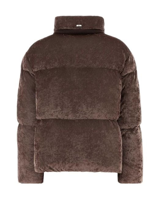 Herno Brown Long-Sleeved Down Jacket