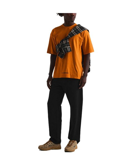 C P Company Black Straight Leg Jeans for men