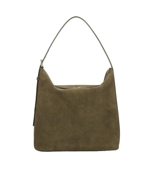 A.P.C. Green Zipped Tote Bag