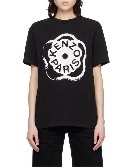KENZO Black Boke Flower 2.0 Crewneck T-Shirt