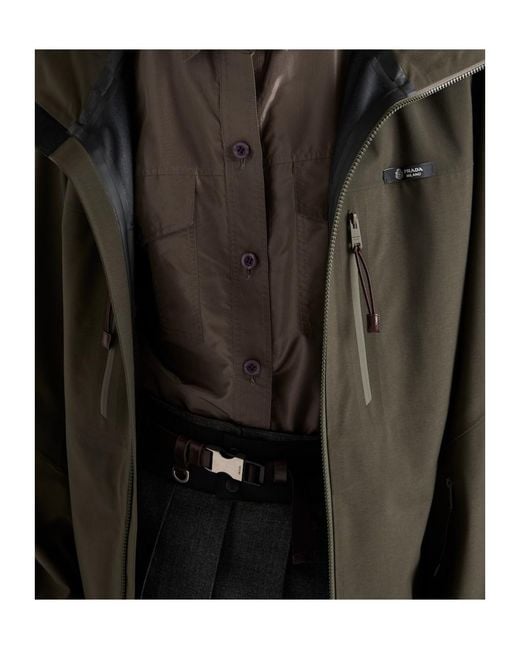 Prada Green Technical Fabric Jacket