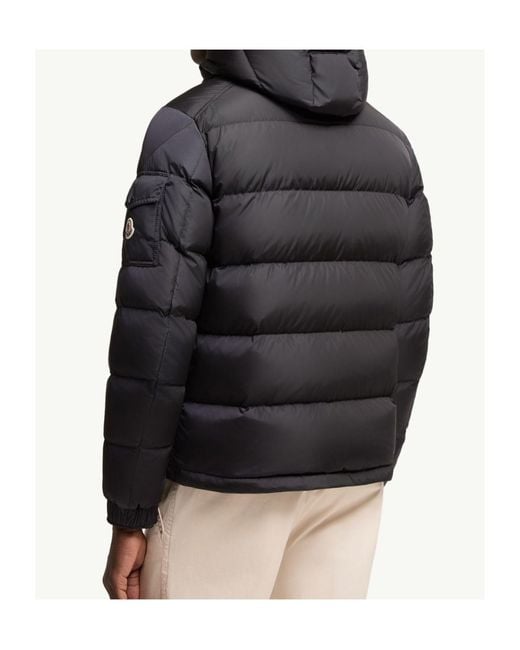Moncler Black Maya Matte Short Down Jacket for men