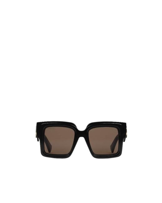Gucci Multicolor Eyewear Logo-Plaque Oversized-Frame Sunglasses
