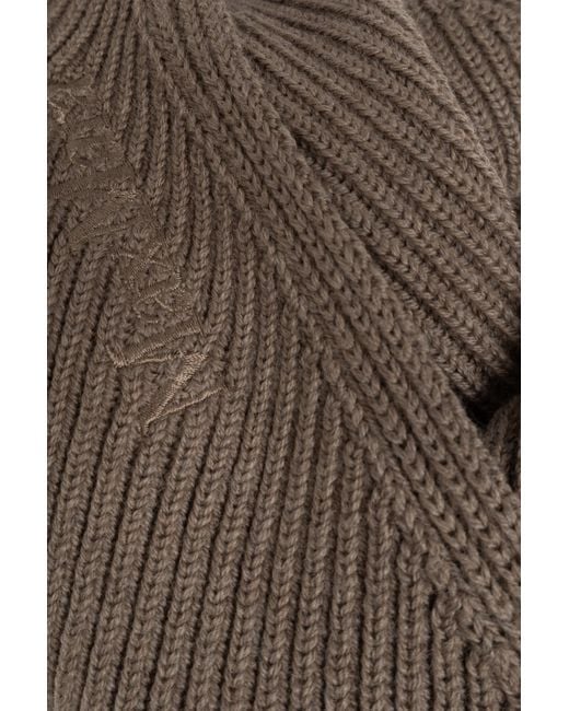 Max Mara Brown Knitted Scarf
