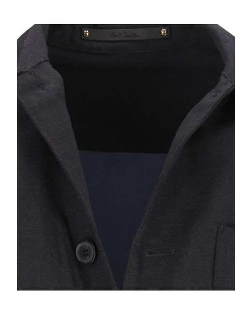 Paul Smith Black Casual Shirt-Style Jacket for men