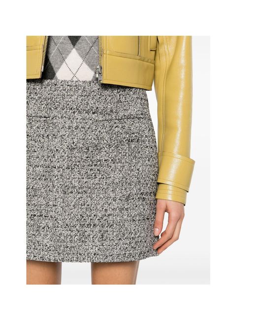 Golden Goose Deluxe Brand Gray Miniskirt