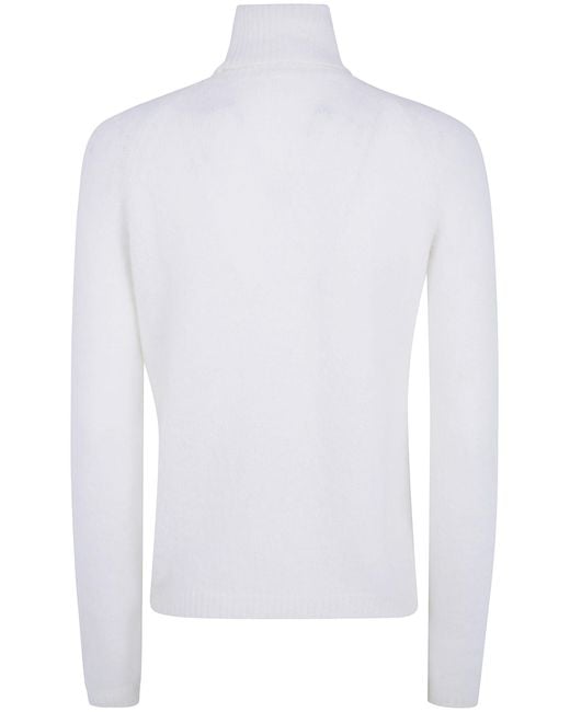 Baserange White Turtleneck Sweater