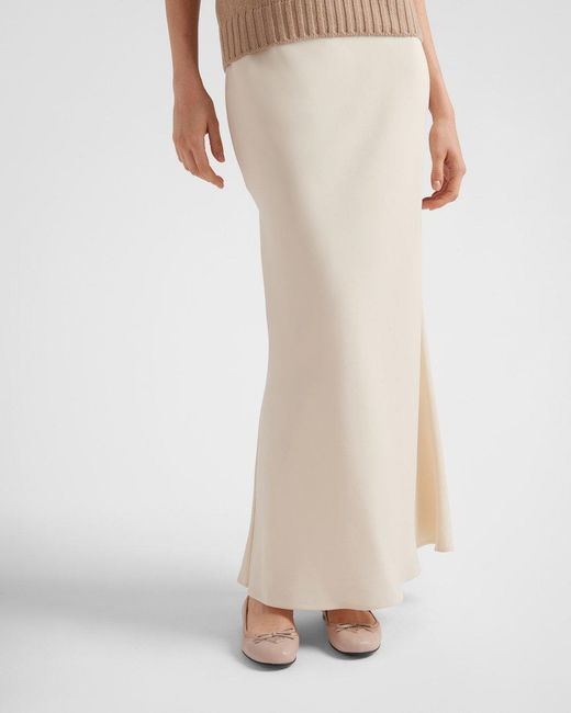 Prada Natural Nappa Leather Ballerinas