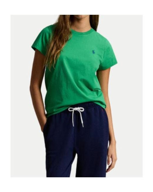 Ralph Lauren Green Polo Slim Knit T-Shirt