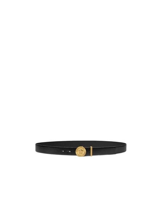 Versace White Medusa Logo Buckle Belt for men