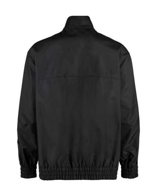 Valentino Black Zip-Up Long-Sleeved Jacket for men