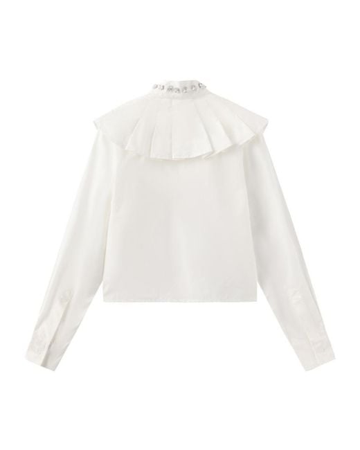Marissa Chiara White Long Sleeve Shirt