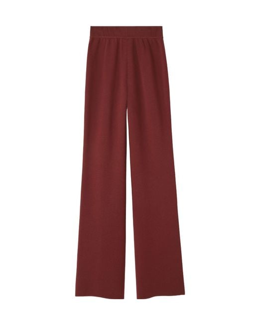 Loro Piana Red Wool Blend Casual Pants