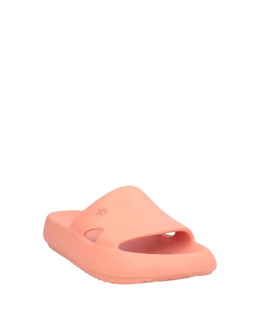 Tory Burch Pink Solid Color Non-Slip Slippers