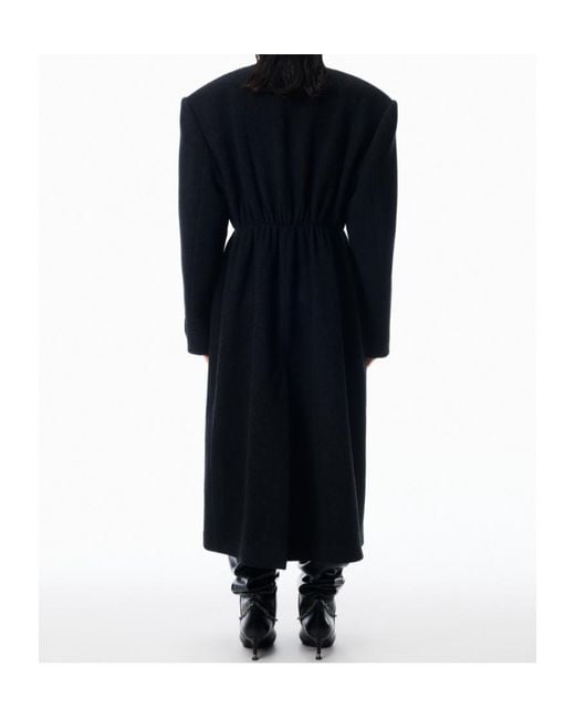 Alexander Wang Black Collarless Coat