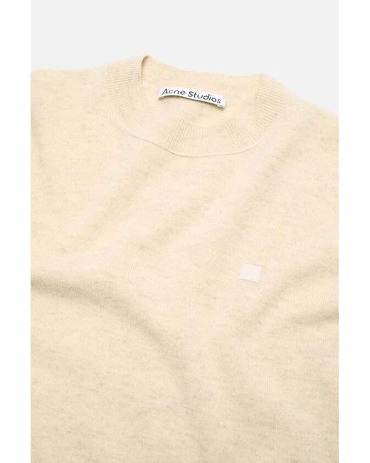 Acne Natural Long-Sleeved Pullover for men