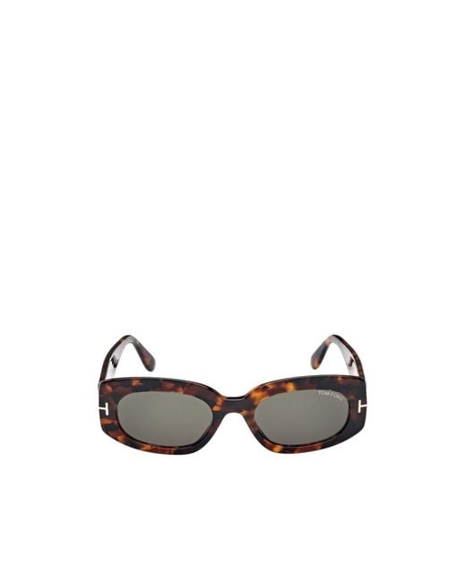 Tom Ford White Full Frame Sunglasses for men