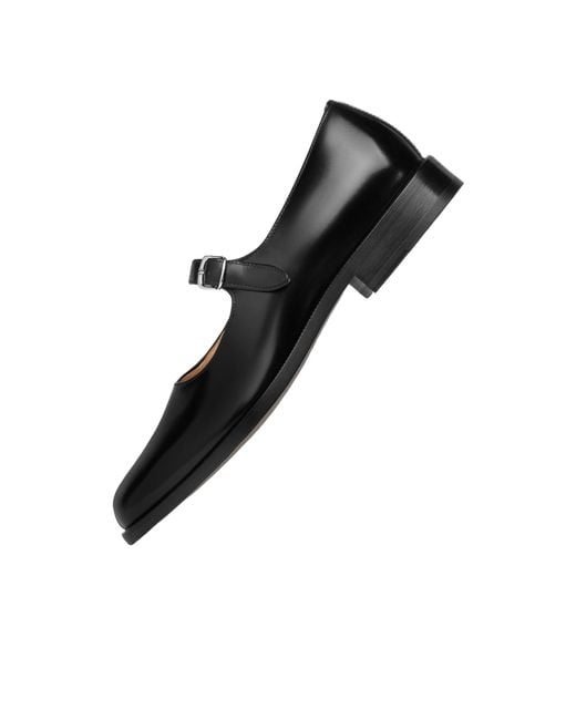 Maison Margiela Black Taby Mary-Jane Loafers for men