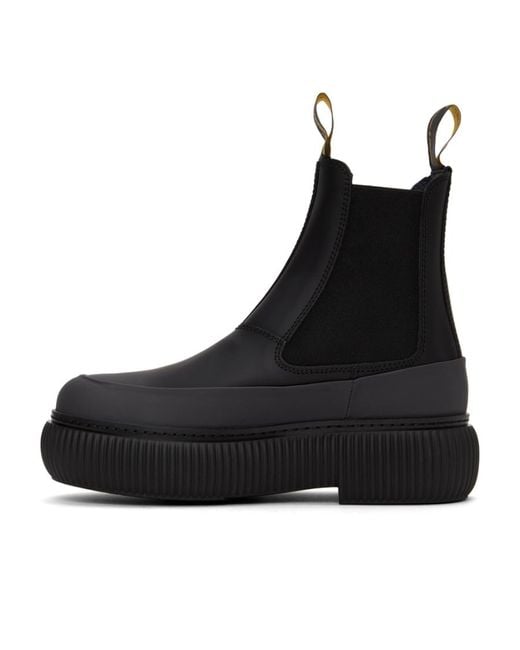 Lanvin Black Double Lifting Ring Short Boots