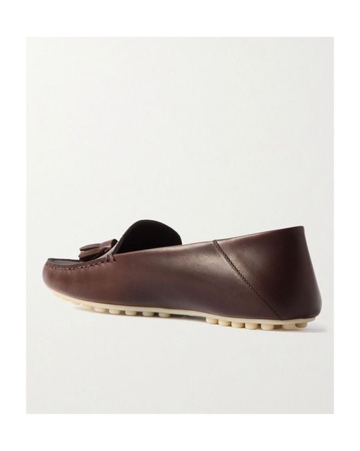 Loro Piana Brown Tassel People-In Shoes