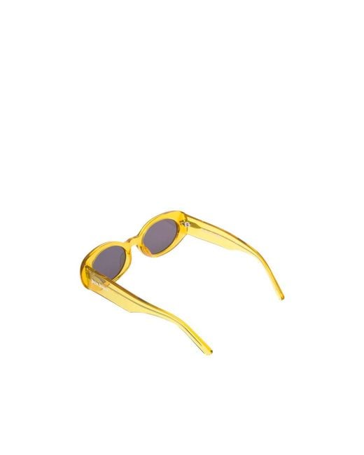 Palm Angels Metallic Cat-Eye Frame Sunglasses for men