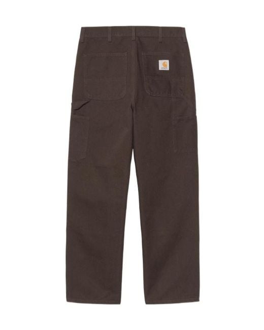 Carhartt Brown Double Knee Pants for men