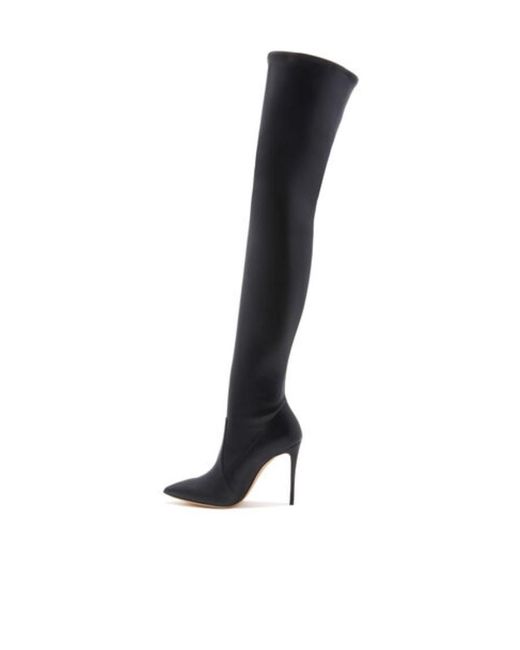 Casadei Black Julia Over-The-Knee Boots