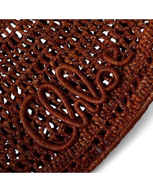 Chloé Brown Lightweight Straw Hat