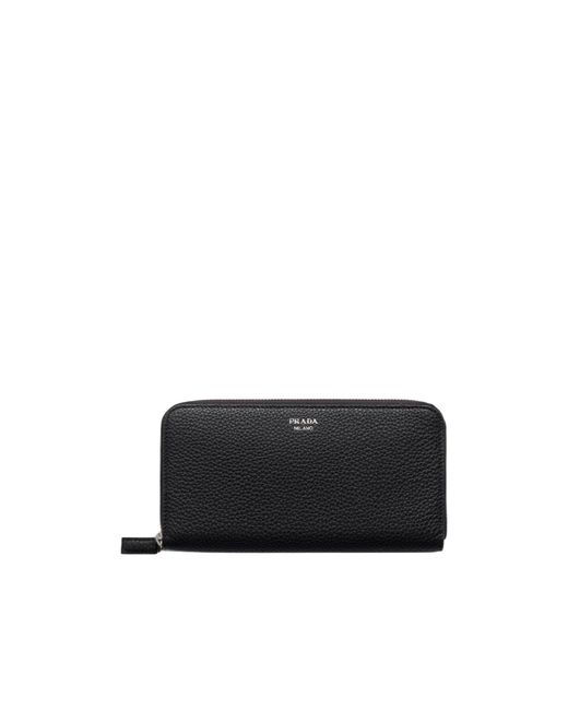 Prada Black Leather Wallet