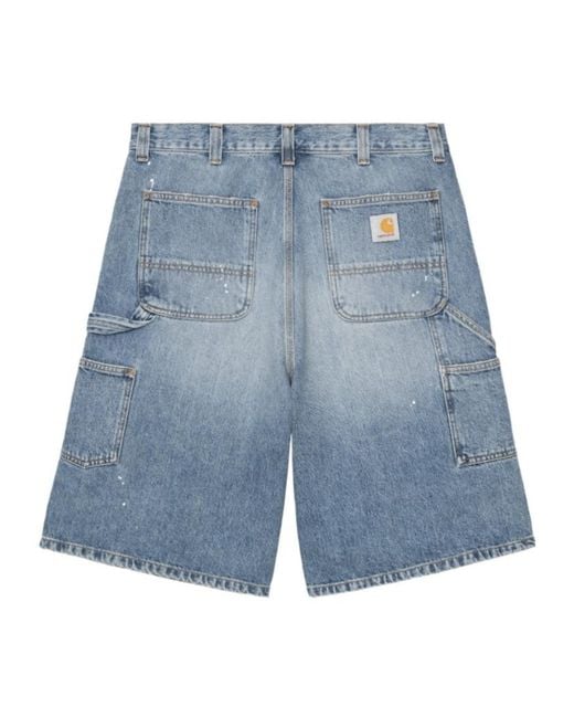 Carhartt Blue Og Single Knee Utility Shorts for men