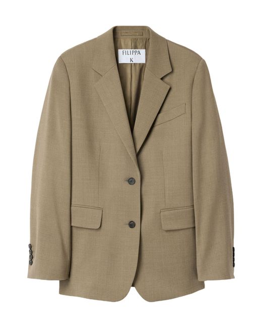 Filippa K Green Single-Breasted Blazer