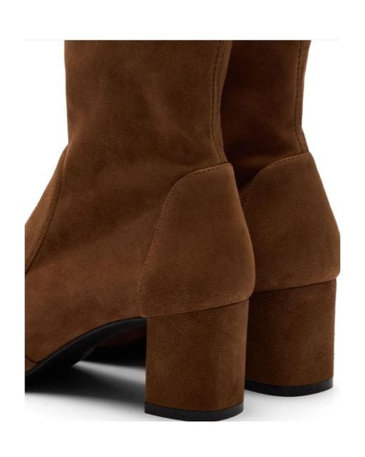Stuart Weitzman Brown Lucie Bootie