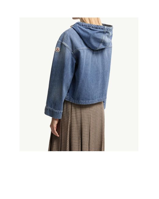 Moncler Blue Ecrevisse 3-In-1 Denim Down Jacket