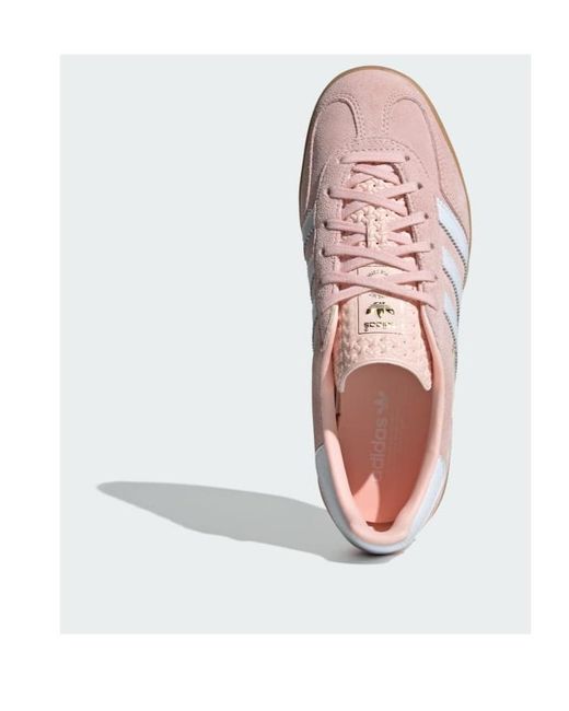 Adidas Originals Pink Gazelle Indoor Low-Top Sneakers