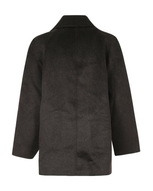 Loulou de Saison Black Neil Double Breasted Coat